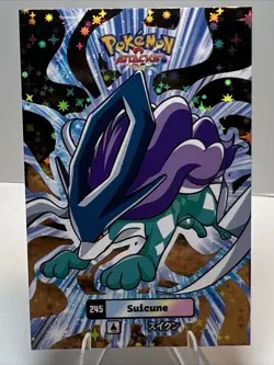 Pokemon Suicune 2025 Card Database Attacks 2 Gold Star Holo Peru US Seller - Image 1
