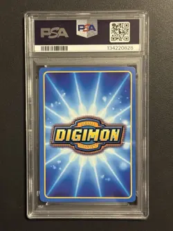 Digimon Digi Battle AeroVeedramon Bo-88 Holo Foil Card 2000 Bandai PSA 9 MINT - Image 2