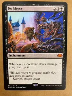 MTG 1x No Mercy # 95 Dominaria Remastered Magic the Gathering Card x1 NM - Image 1