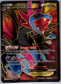 Hydreigon EX (Full Art) 103/108 XY - Roaring Skies - Pokemon Card - NM - Image 1
