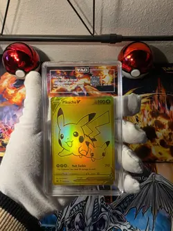 Pikachu V SWSH145 SWSH: Sword & Shield Promo Cards Holo Pokemon TAG 7 - Image 1