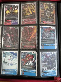Digimon Card Game EX3 Draconic Roar Complete Base Set C + U + R + SR - Image 2