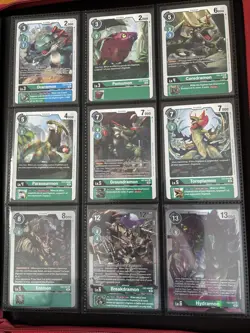 Digimon Card Game EX3 Draconic Roar Complete Base Set C + U + R + SR - Image 5