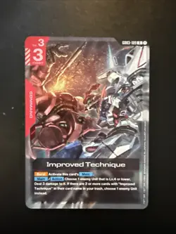 Improved Technique GD03-109 R Gundam Card Game Steel Requiem - Image 1