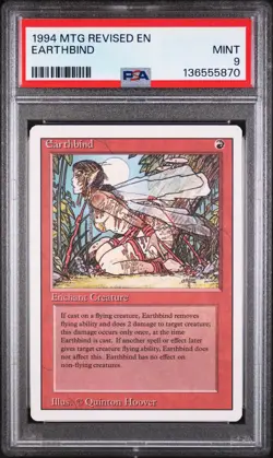 EARTHBIND Revised PSA 9 Vintage MTG [Nostalgium] - Image 1