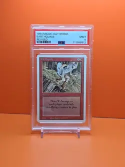 🔴🔴🔴 1994 Magic The Gathering EARTHQUAKE REVISED 3RD EDITION PSA 9 🔴🔴🔴 - Image 1