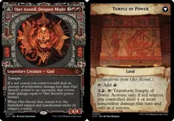 Ojer Axonil, Deepest Might // Temple of Power - Showcase NM, English MTG Lost Ca - Image 1