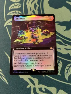 The Ooze Extended Art Foil Teenage Mutant Ninja Turtles TMNT TMT MTG Magic - Image 1