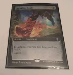 1x Swiftfoot Boots - Foil - Extended Art Near Mint MTG Magic - Kid Icarus - - Image 1