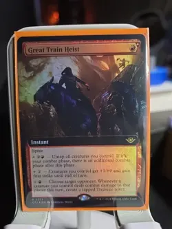 Great Train Heist (Extended Art) Outlaws of Thunder Junction Foil - Image 1