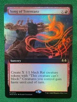 Song of Totentanz (Extended Art) R Wilds of Eldraine 353 NM (Foil) - Image 1