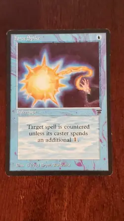 Force Spike Legends EX/LP #58 MTG Magic the Gathering Interrupt Common Blue - Image 3