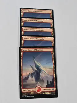 5x Snow Covered Mountain - Modern Horizons 1 - MH1 - Near Mint - MTG - Image 1