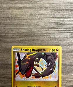 (EPIC) Pokemon Shining Rayquaza 56/73 Shining Legends Shiny Holo Rare Dragon - Image 4