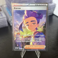 Pokemon Kieran Trainer Special Illustration 174/131 Prismatic Evolutions Holo NM - Image 3