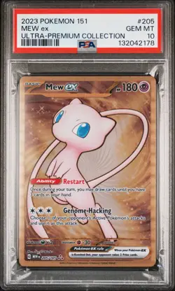 2023 POKEMON 151 ULTRA-PREM COLL #205 MEW EX PSA 10 - Image 1