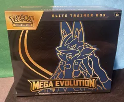 ⭐Pokemon Mega Evolution Lucario Elite Trainer Box (ETB) Factory Sealed New⭐ - Image 1