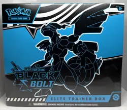 Pokemon Scarlet and Violet Black Bolt Elite Trainer Box ETB SEALED - Image 1
