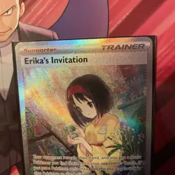 Pokemon Erika's Invitation 203/165 Scarlet & Violet 151 Illustration Rare Holo - Image 3