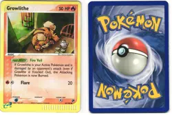 Growlithe Reverse Holo Pokemon TCG Sandstorm 65/100 LP - Image 3