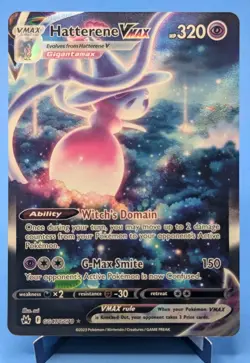 Hatterene VMAX GG47 Pokemon TCG 2023 Galarian Gallery Crown Zenith — Near Mint - Image 1