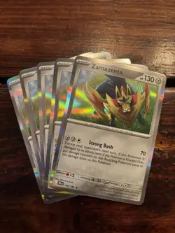 (5) Pokemon TCG Zamazenta 146/182 Holo LOT! Destined Rivals - Image 1