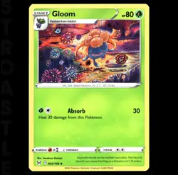 Gloom #002/196 Uncommon Lost Origin 2022 EN Grass Type Pokemon TCG - Image 1