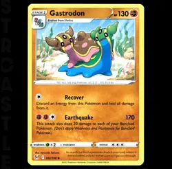 Gastrodon #102/196 Uncommon Lost Origin 2022 EN Fighting Type Pokemon TCG - Image 1
