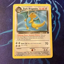 Dark Dragonite 22/82 - Team Rocket - NON-holo Rare Pokemon - Image 1