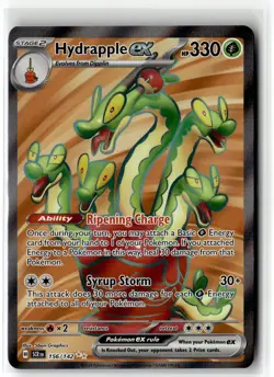 Hydrapple ex ⭐ 156/142 Holo Ultra Rare Stellar Crown 2024 Pokemon NM - Image 1