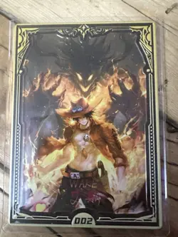 One Piece CCG Guyfu Ace Metal Card - Demon Ace /23 - Image 1