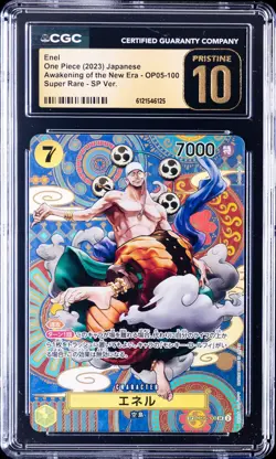 2023 ONE PIECE JPN AWAKENING OF THE NEW ERA #OP05-100 ENEL CGC 10 PRISTINE - Image 1