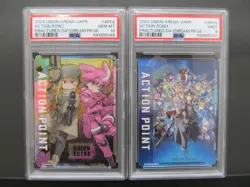 Sequential Set PSA 10 9| 2024 Union Arena Sword Art Online Promo Action Point - Image 1