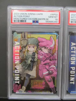 Sequential Set PSA 10 9| 2024 Union Arena Sword Art Online Promo Action Point - Image 3