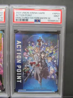 Sequential Set PSA 10 9| 2024 Union Arena Sword Art Online Promo Action Point - Image 5