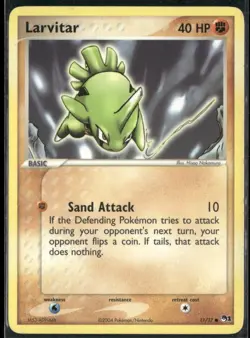 Larvitar 11/17 POP Series 1 Pokemon English Card (MP) - Image 1