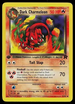 Pokemon Card - Dark Charmeleon Team Rocket 32/82 Uncommon 1st Edition - Image 1