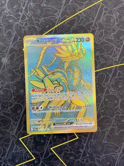 Pokemon Koraidon TCG Scarlet & Violet Paldean Fates Hyper Rare Card 245/091 - Image 1