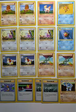 Pokemon Shadowless Base Set Lot of 17 Cards - Varied Conditions - Image 1