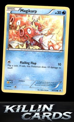 Magikarp 30/113 Pokemon Common Legendary Treasures Card NM - Image 1