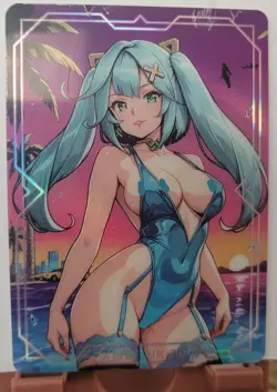 Faruzan Genshin Impact NR Card Goddess Story Under the Nightgown Waifu - Image 1