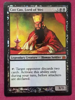 Magic The Gathering FROM THE VAULT LEGENDS FOIL CAO CAO LORD OF WEI FTV card MTG - Image 1