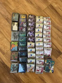 Pokemon TCG ETB Card Sleeves - Lot of 48 and Card Dividers - Image 1