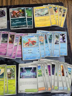 Mega Evolution 65 Card Bulk Lot + 2 Holos Pokemon No Duplicates English - Image 2
