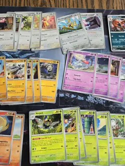Mega Evolution 65 Card Bulk Lot + 2 Holos Pokemon No Duplicates English - Image 3