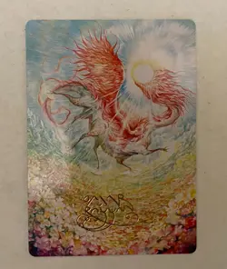 Eirdu, Carrier of Dawn Art Card Gold-Stamped Signature Lorwyn Eclipsed NM MTG - Image 1