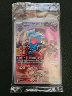Sealed Team Rocket's Wobbuffet 203 Sv: Scarlet & Violet Promo Card Holo NM - Image 1