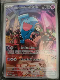 Sealed Team Rocket's Wobbuffet 203 Sv: Scarlet & Violet Promo Card Holo NM - Image 3