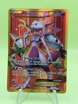 Mewtwo EX Full Art Secret Rare Card 164/162 XY Breakthrough - Image 1