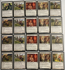 MTG 40-Card Deck Pack – Mono White Aggro Kithkin Tribal | Just Add Lands - Image 3